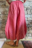 Arbi Gingham Pocket Culotte Pant Chilli